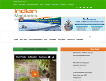 Tablet Screenshot of indianmandarins.com